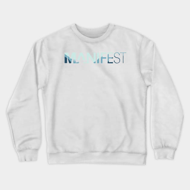 Illustrated Manifest Logo Crewneck Sweatshirt by iplc-creations